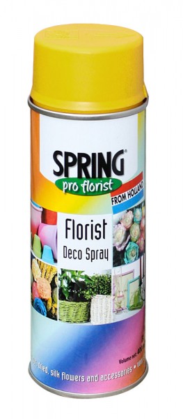 Spring Decospray 400ml Chrome Yellow