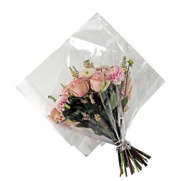 Blumentüten 40/40Carre Transparent OPP35 (1000 Stück)