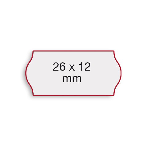 Etiketten Contact 26x12mm weiß G2 Permanent 1500 Stück