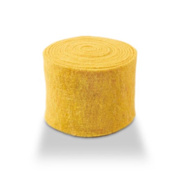 Wolle/Filz > Topfband 150mm x 5mtr gelb