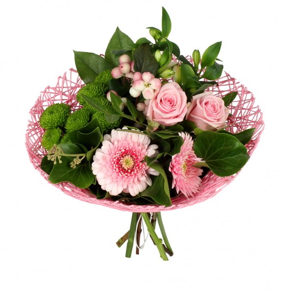 Bouquethalter Twist Ø20cm rosa 10 Stück