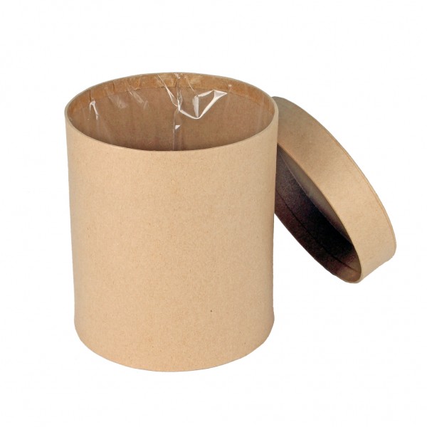 Hutschachtel foliert "M" braun