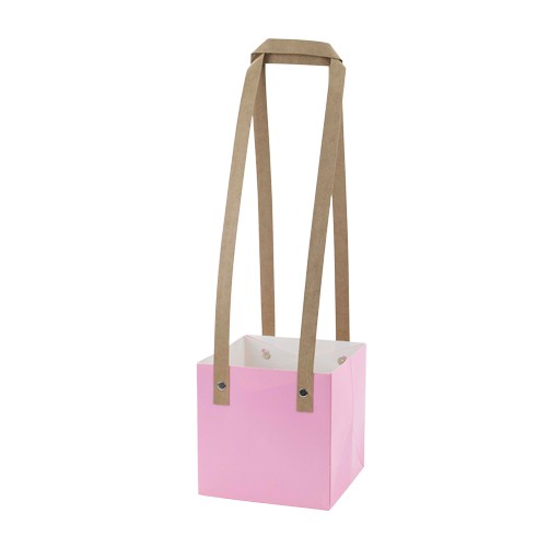 Tasche Monochrome 13x13x13cm rosa (20st.)