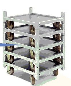 Pflanzenwagen DC Container Bodenelement halbe Größe (Nylon)