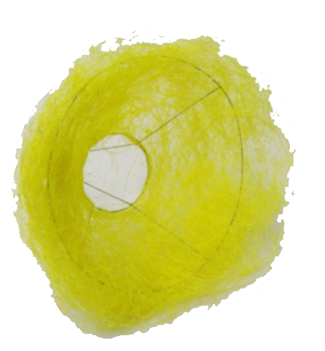 Bouquethalter Sisal 30cm gelb 100 Stück