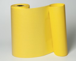 Manschettenpapier 25cm/100m Uni gelb