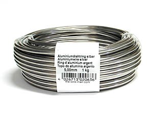 Aluminiumdraht 5,0mm 1 kg