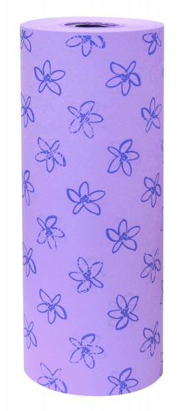 Manschettenpapier 25cm/100m "Petit Fleur" lavendel