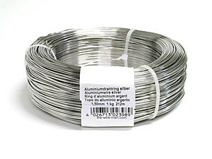 Aluminiumdraht 1,5mm silber 1kg