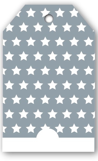 Grußkarten Blanco Stars (12 Stück)
