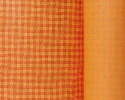 Manschettenpapier 25cm/100m Karo orange