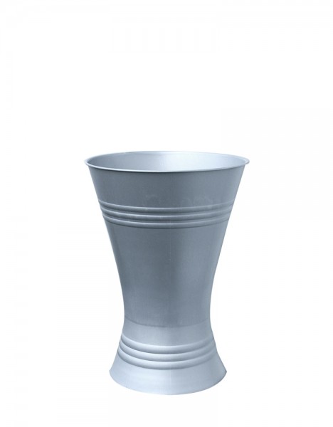 Floristenvase X-Form 28cm grau