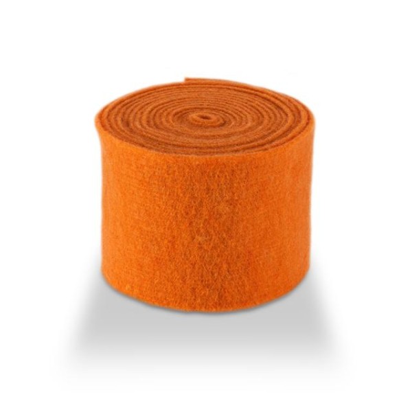 Wolle/Filz > Topfband 150mm x 5mtr orange