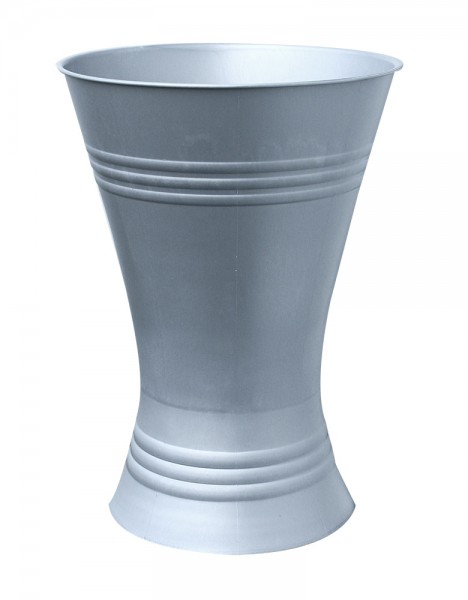 Floristenvase X-Form 45cm grau