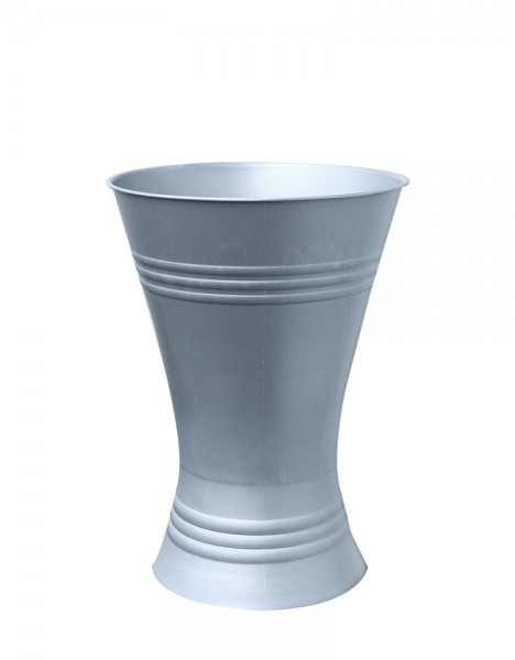 Floristenvase X-Form 35cm Zink