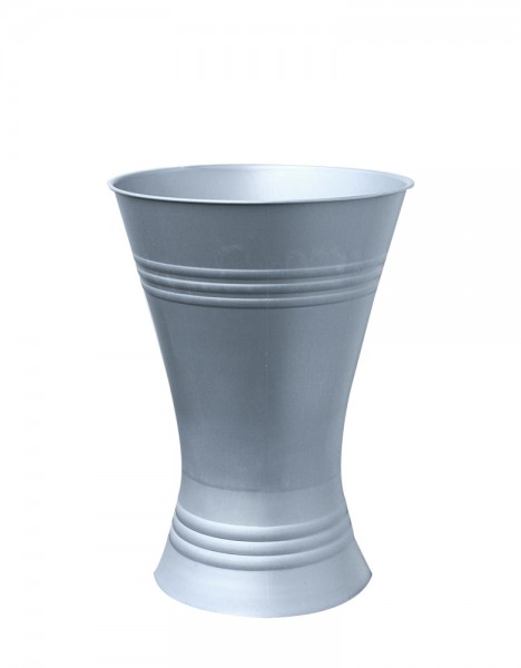 Floristenvase X-Form 35cm grau