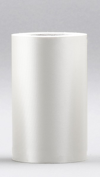 Kranzband Supersatin 200mm 25m weiß