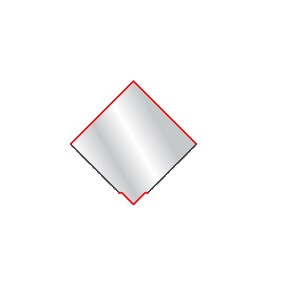 Blumentüten 35/35 Carre transparent 1500 Stück
