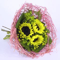 Bouquethalter Woody 20cm rosa 100 Stück