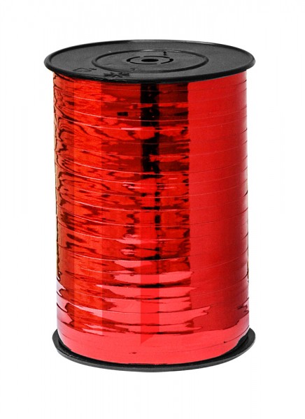 Kräuselband 4,8mmx455m rot metallic