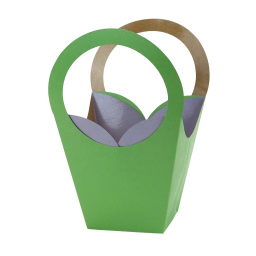 Tasche Ella 20x12x7,5cm grün (10st.)