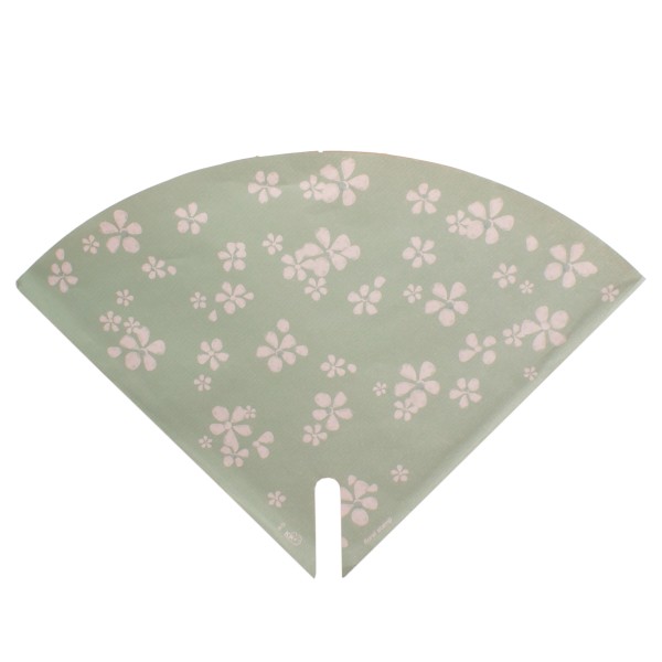 Blumentüten 35/35 Floral Stamp grün (25 Stück)