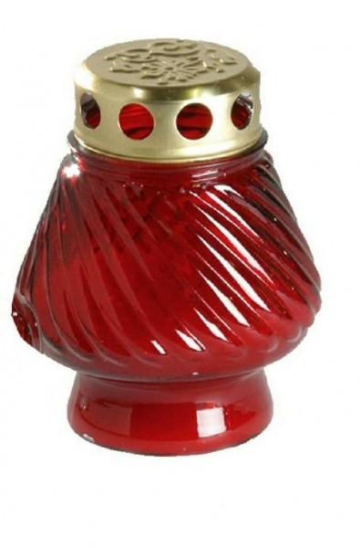 Grablicht H15cm rot