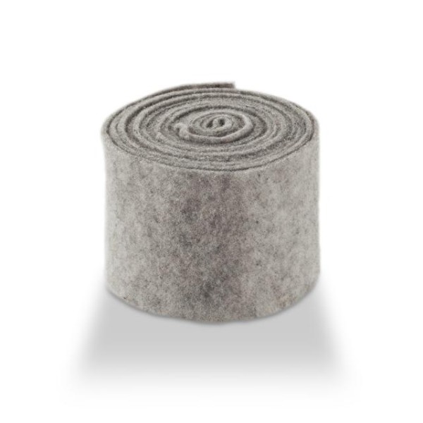 Wolle/Filz > Topfband 150mm x 5mtr grau
