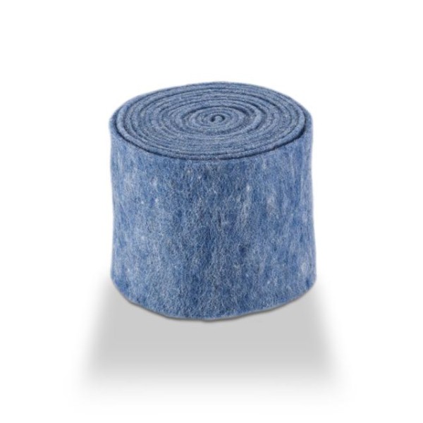 Wolle/Filz > Topfband 150mm x 5mtr jeans-blau