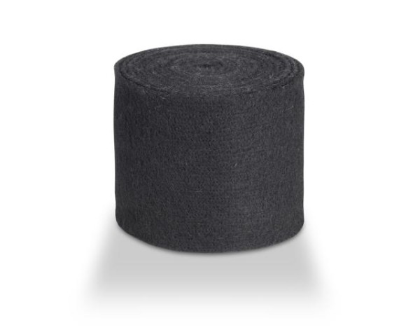 Wolle/Filz > Topfband 150mm x 5mtr schwarz