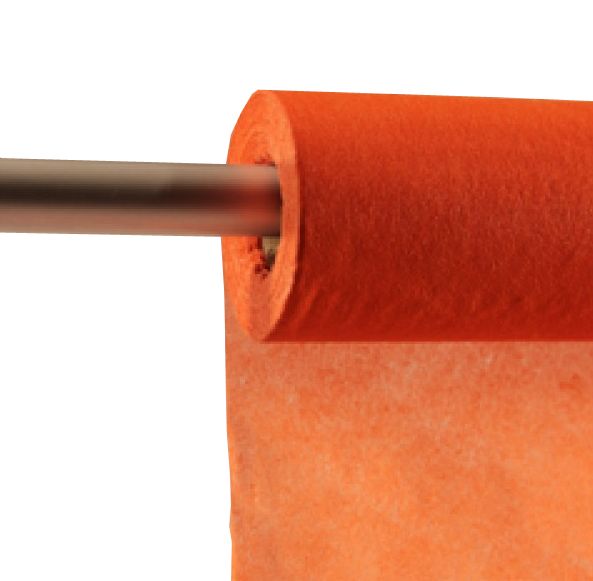 Decofleece 60cm/25m orange PMS1505