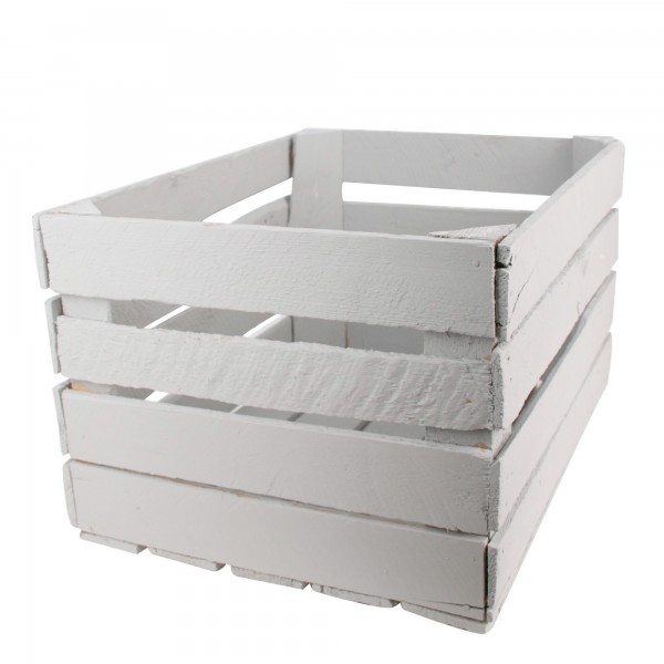 Obstkiste weiss 50x40x30cm