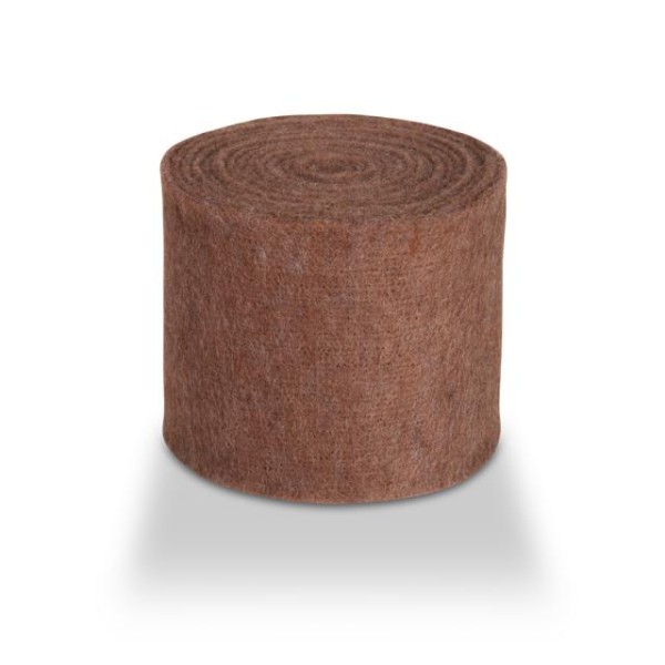 Wolle/Filz > Topfband 150mm x 5mtr braun