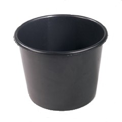 Eimer Konika 8 Liter schwarz breit (50 Stück)