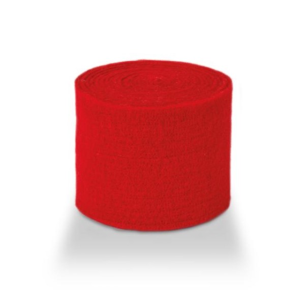 Wolle/Filz > Topfband 150mm x 5mtr rot