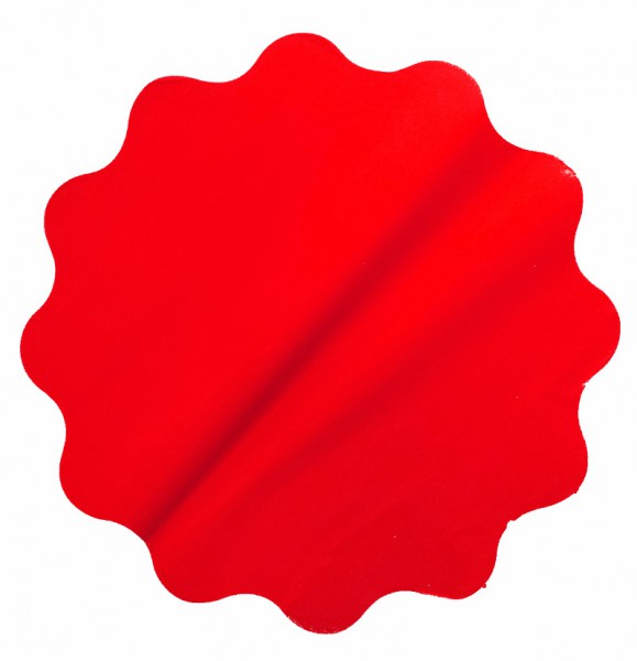 Rondella 40cm Mat Pearly rot 50 Stück